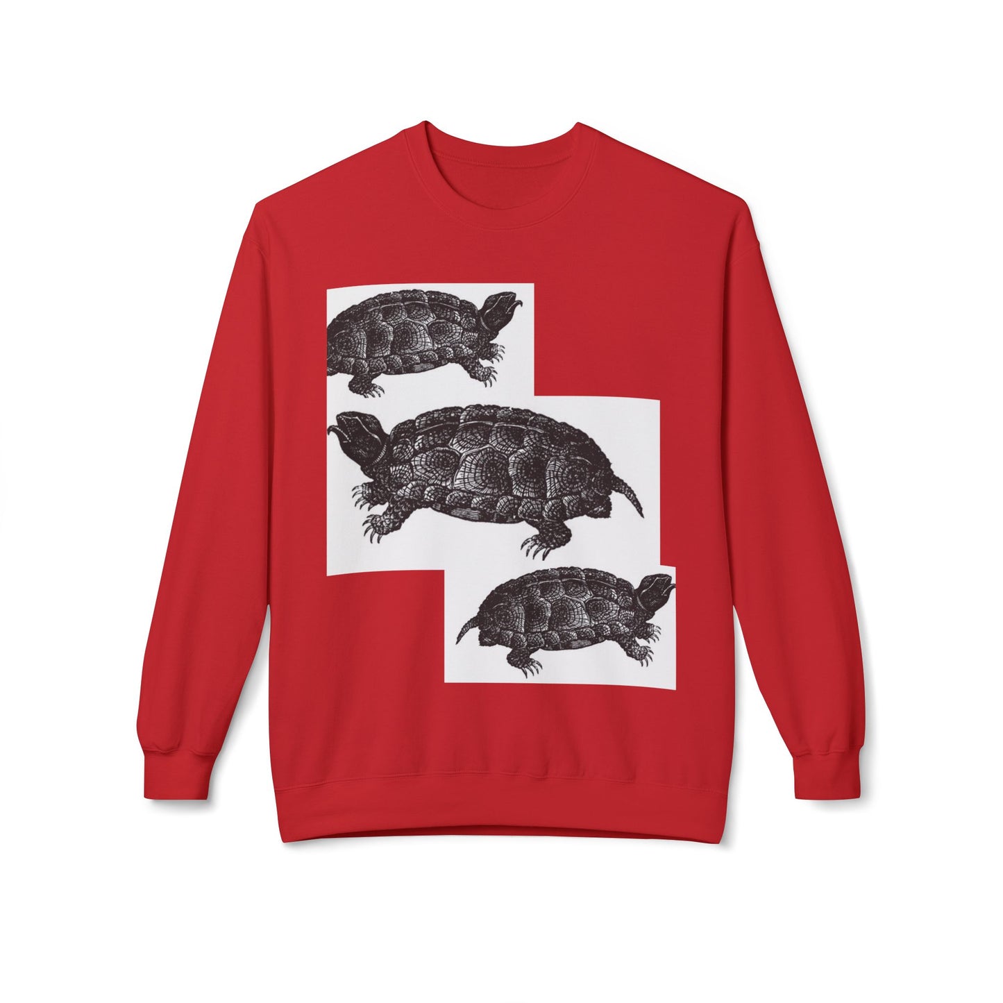 Cozy Turtle Graphic Sweatshirt - Unique Wildlife Apparel