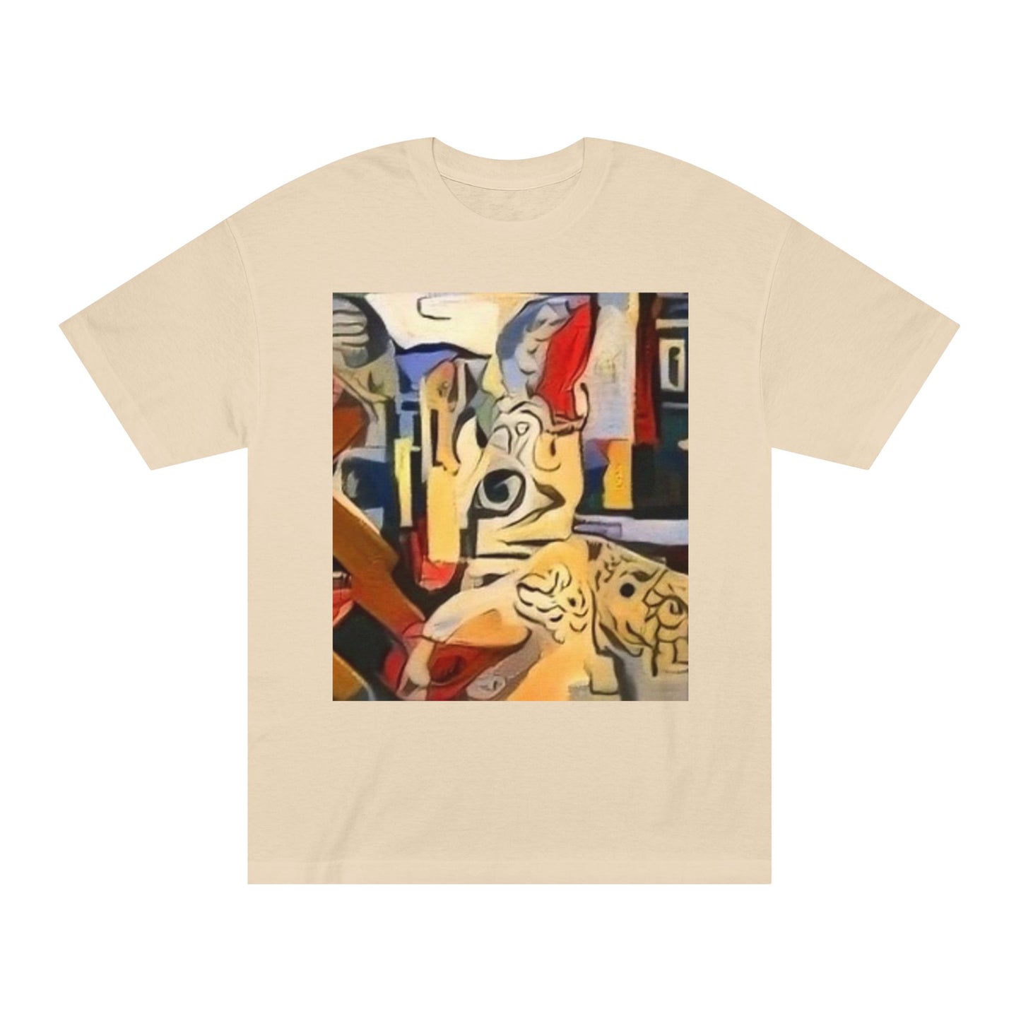 Artistic Unisex Classic Tee - Vibrant Abstract Design