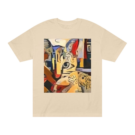 Artistic Unisex Classic Tee - Vibrant Abstract Design