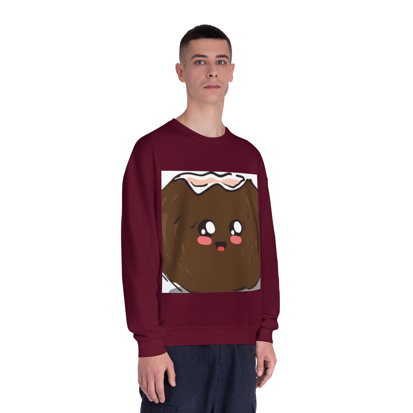 Cute Kawaii Coconut Crewneck Sweatshirt | Unisex Sweatshirt for Food Lovers