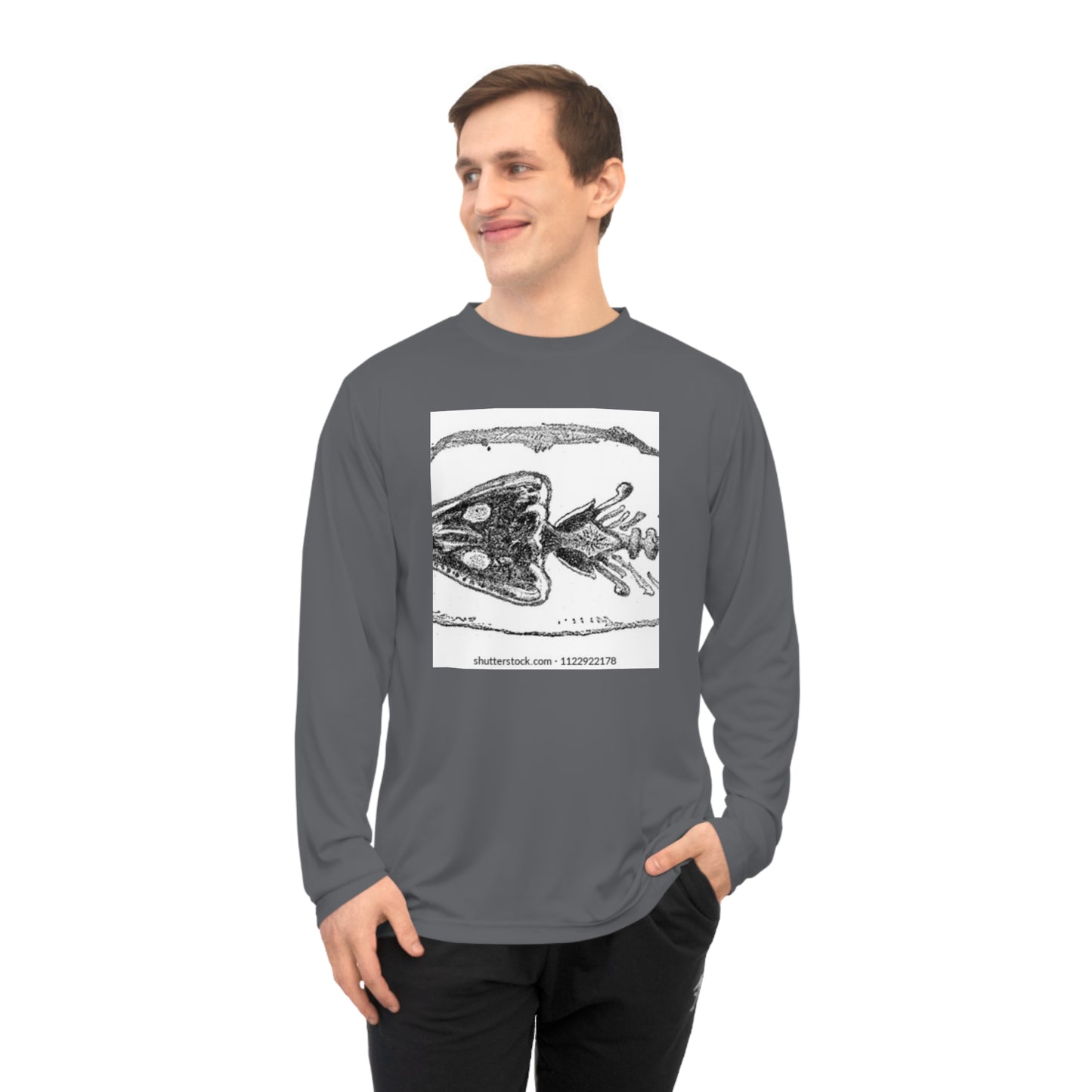 Outdoor Adventure Unisex Performance Long Sleeve Shirt - Vintage Rock Art Design