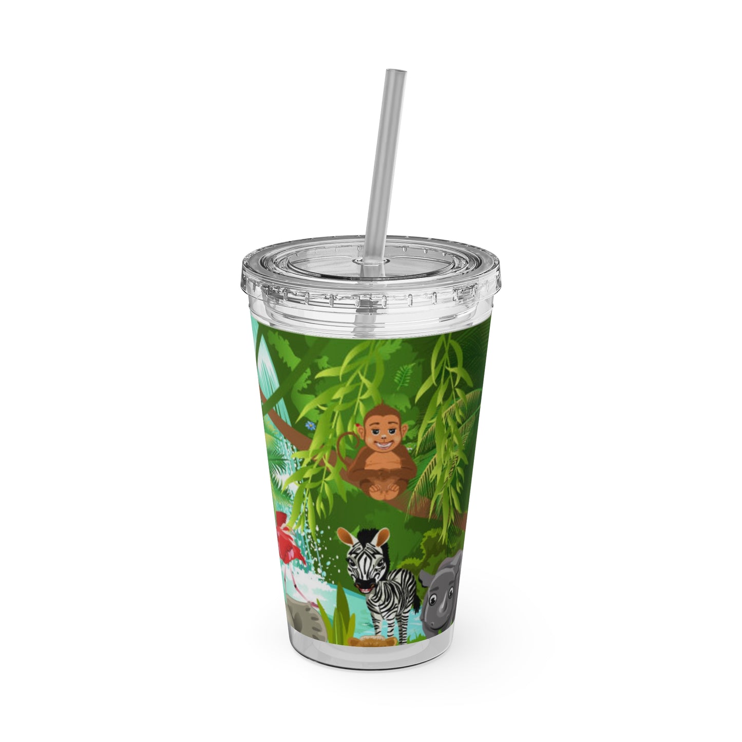 Sunsplash Tumbler with Straw, 16oz