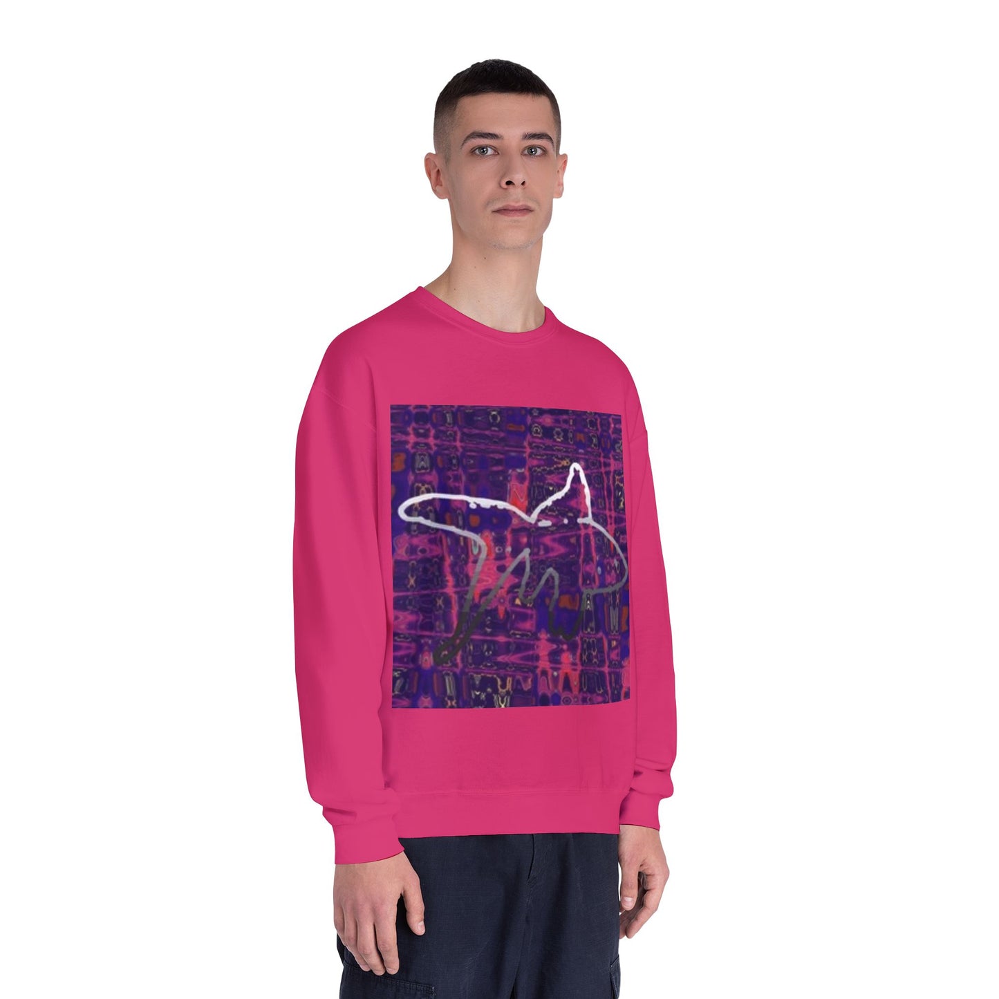 Artistic Crewneck Sweatshirt - Unisex Abstract Design for Cozy Comfort