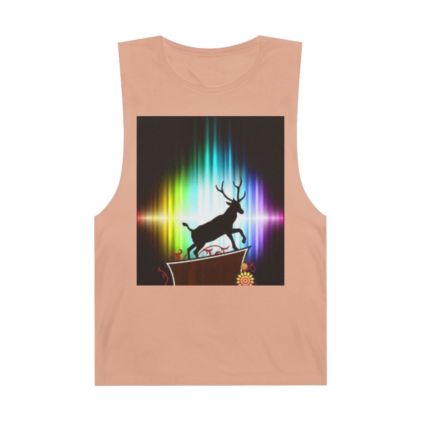 Unisex Artistic Spiderweb & Eagle Tank Top - Unique Graphic Sleeveless Tee for Nature Lovers