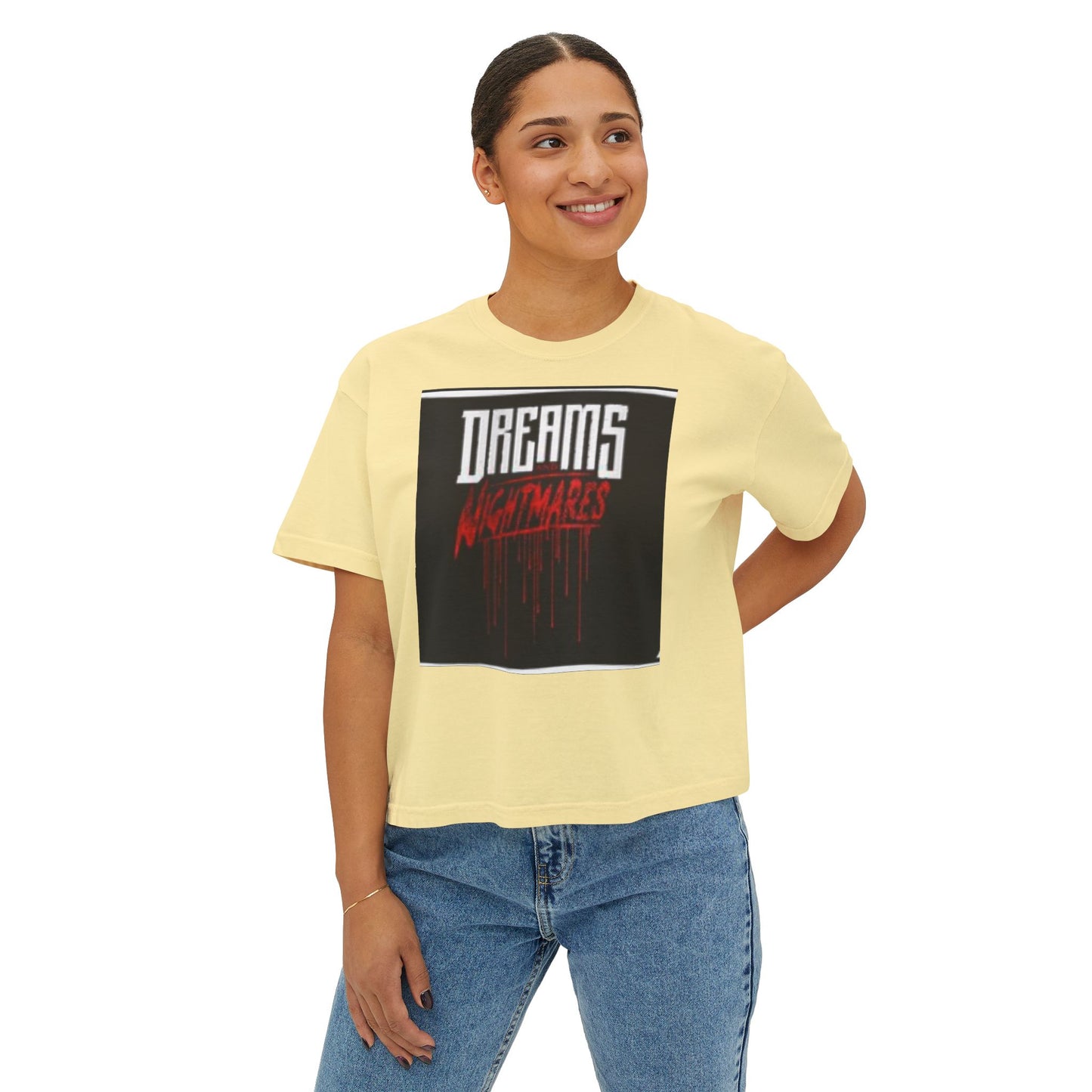 Women's Boxy Tee - Fun Animal Print for Casual Days