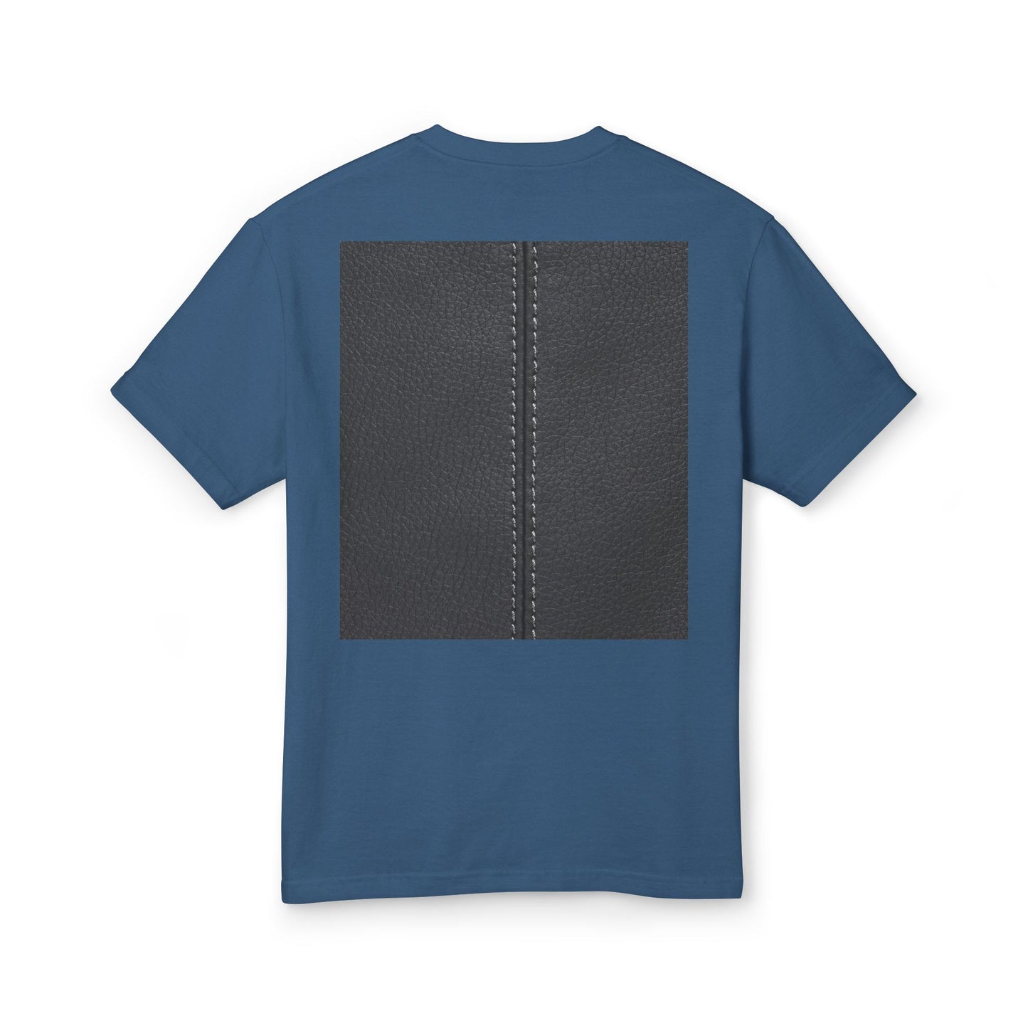 Stylish Texture Unisex Heavyweight Tee - Unique Fur & Leather Design