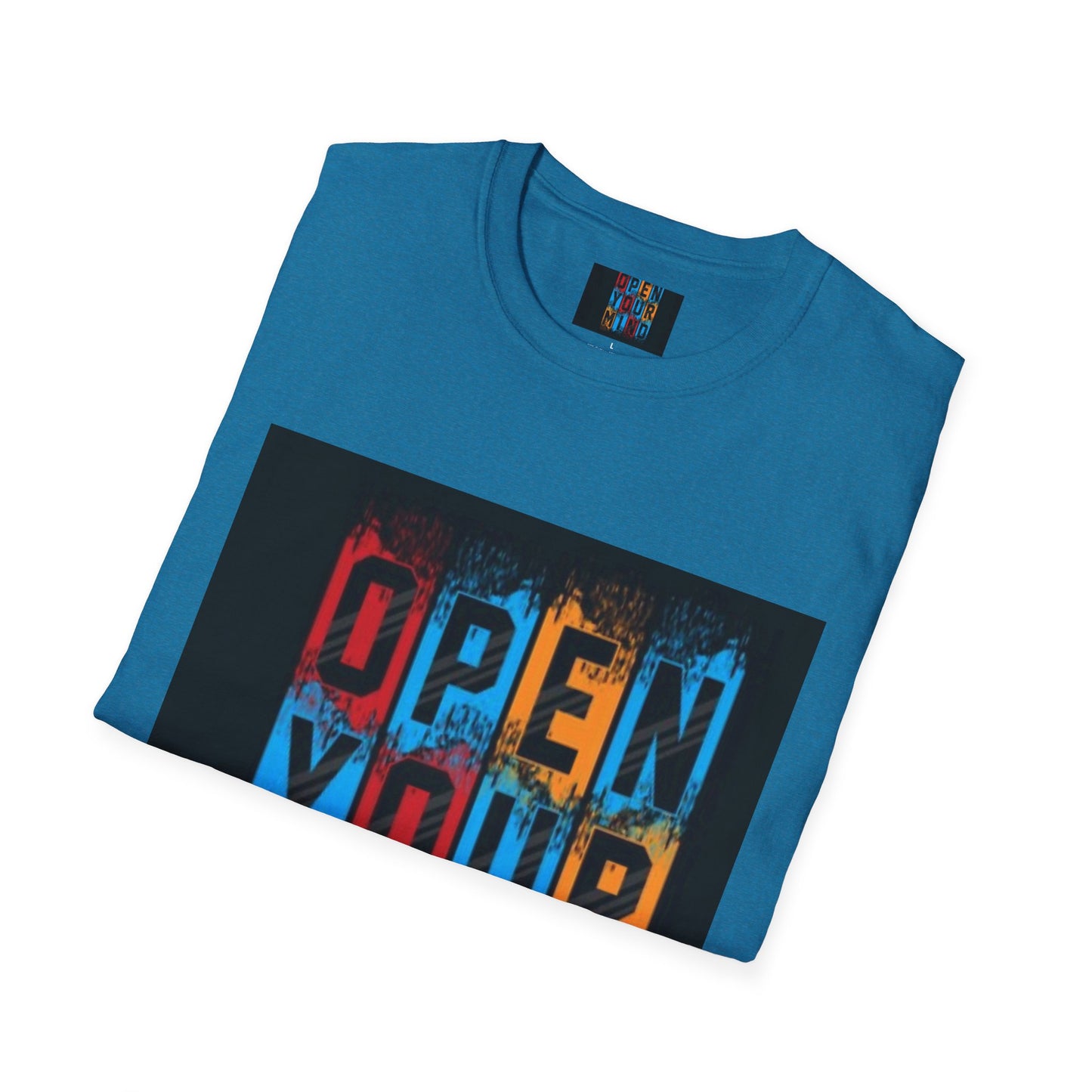 Open Your Mind Unisex Softstyle T-Shirt - Inspiring Wear for Creative Souls