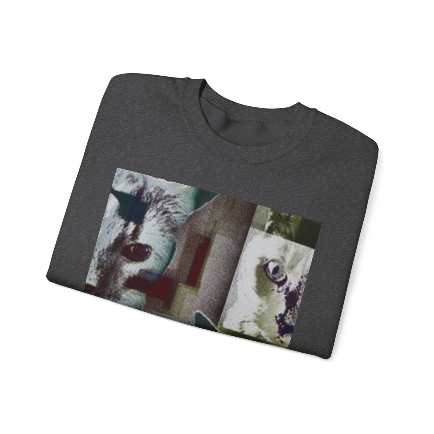 Cozy Cat Lover Crewneck Sweatshirt - Artistic Feline Design