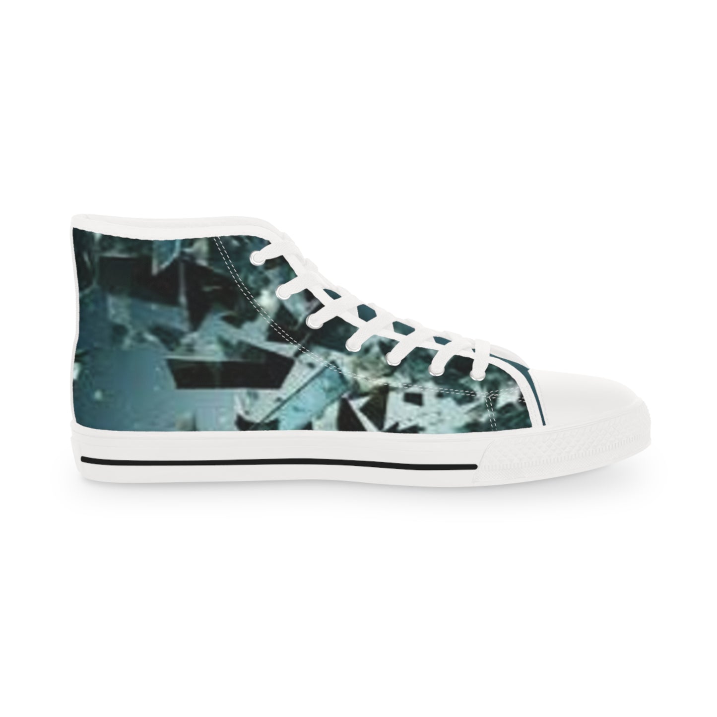 Stylish Men's High Top Sneakers with Abstract Design – Perfect for Casual Wear and Gifts