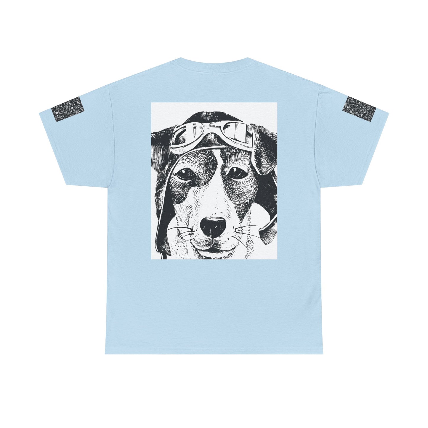 Vintage Aviator Dog Unisex Heavy Cotton Tee
