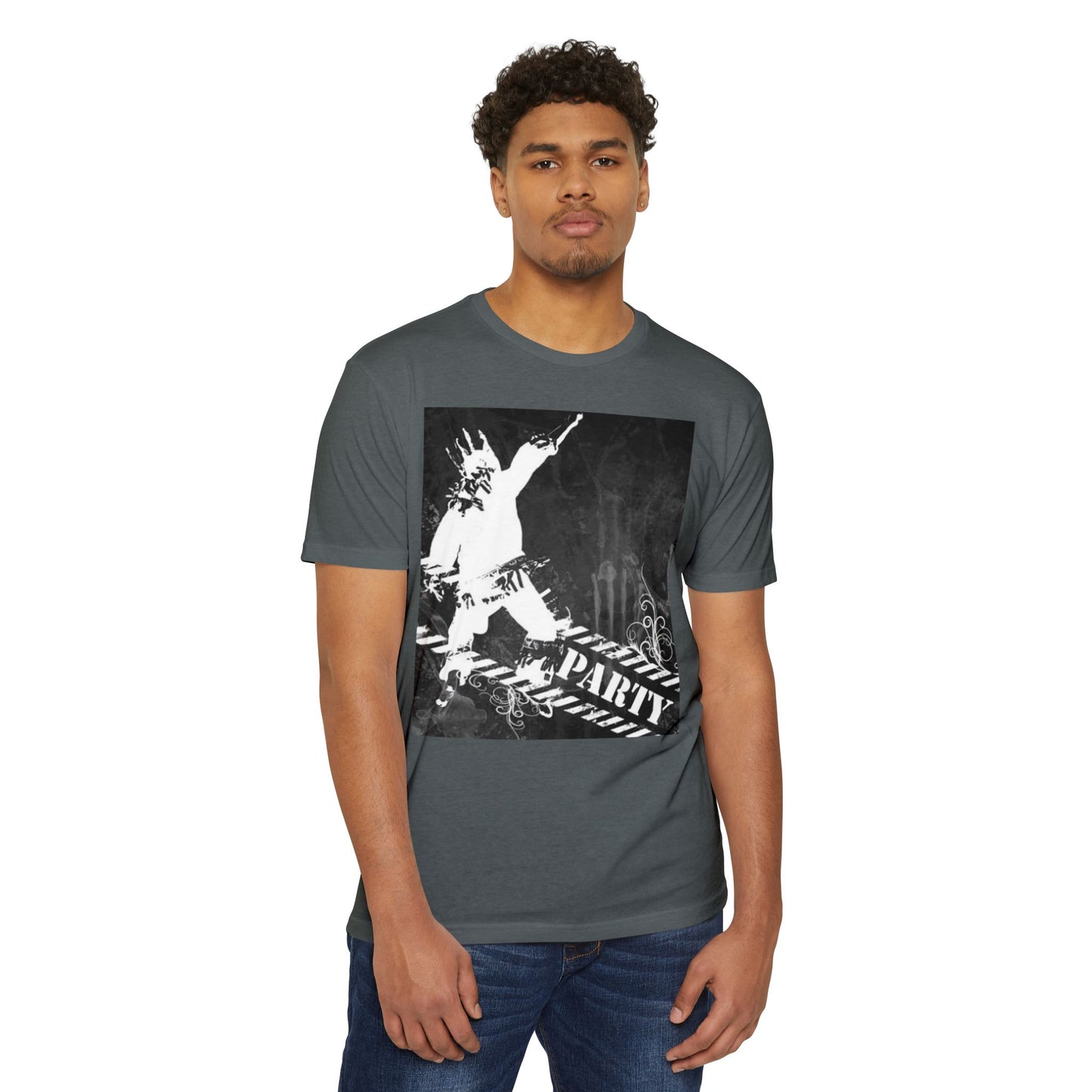 Party Vibes Unisex CVC Jersey T-Shirt