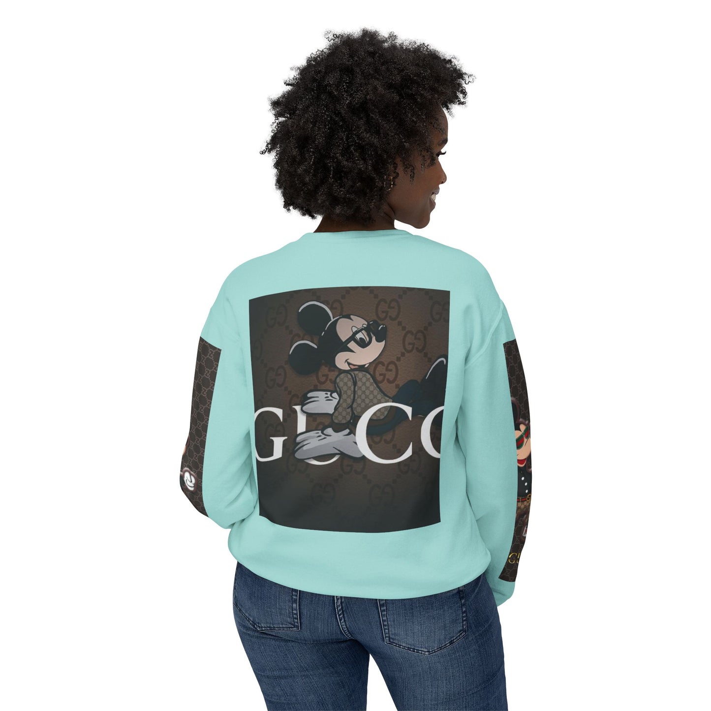 Mickey Mouse Stylish Crewneck Sweatshirt - Unisex Luxury Fashion