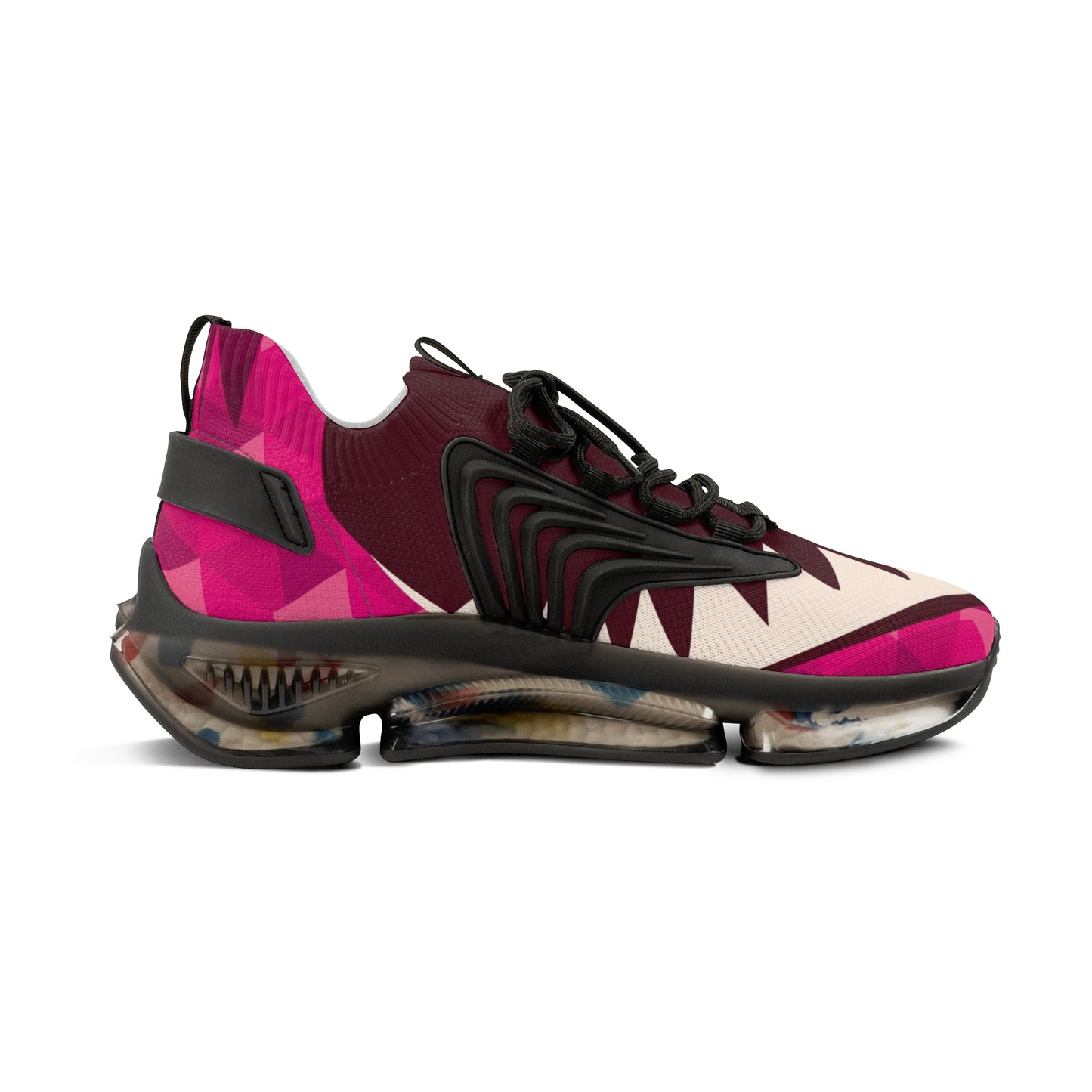 Men's Stylish Mesh Sneakers - Trendy Athletic Footwear with Bold Design