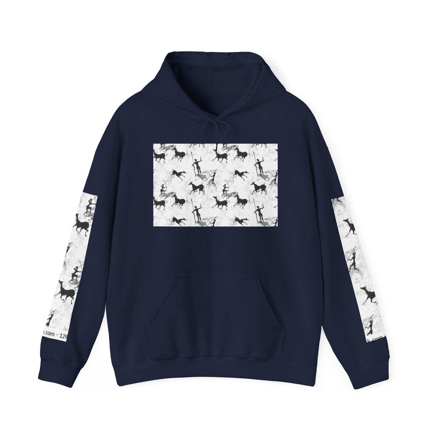 Unisex Heavy Blend Hooded Sweatshirt - Equestrian-Inspired Design