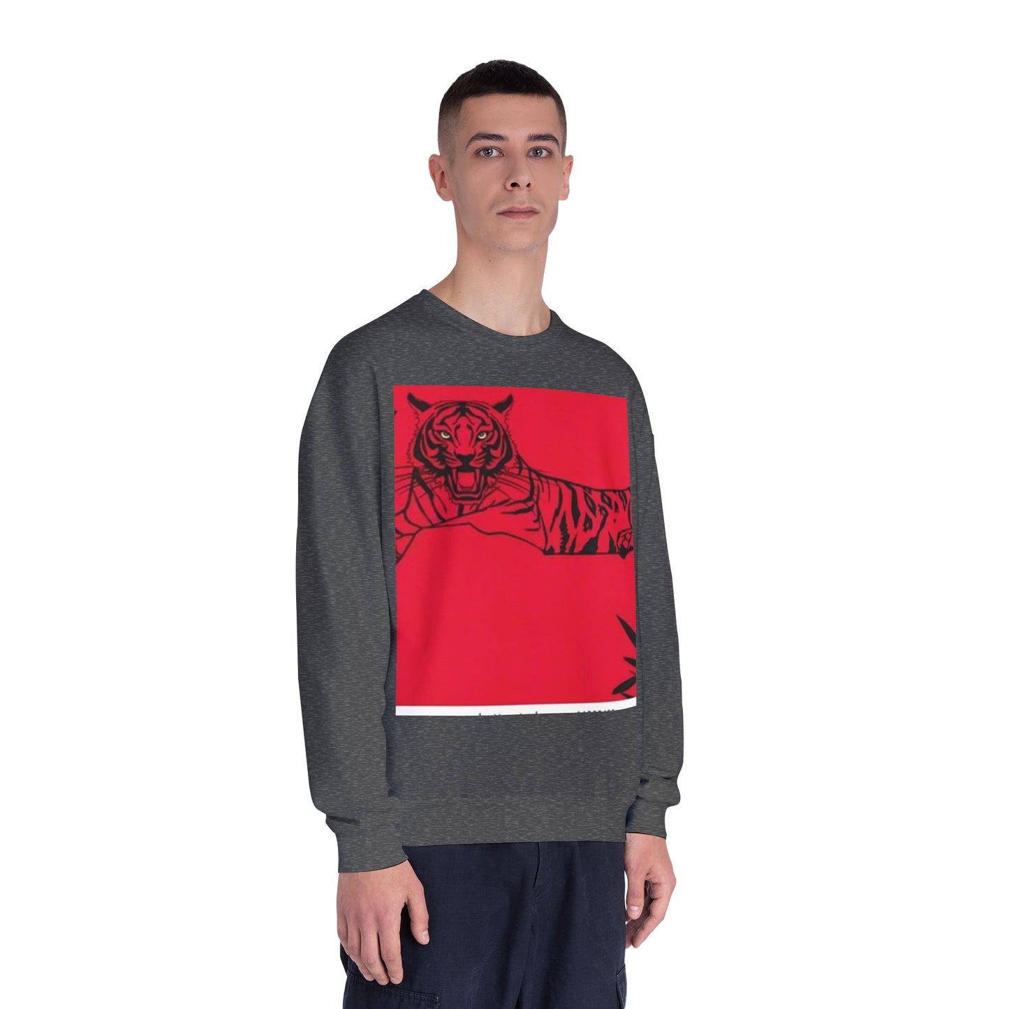 Bold Tiger Graphic Unisex Sweatshirt - Chill Vibes, Perfect for Every Occasion