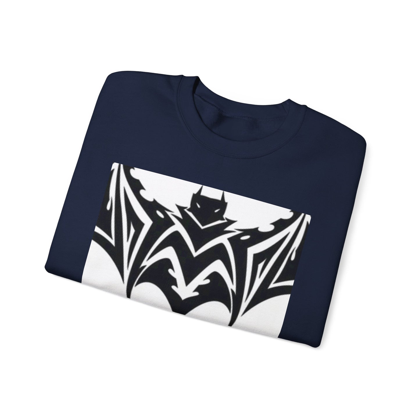 Gothic Bat Sweatshirt - Unisex Crewneck for Halloween & Casual Wear