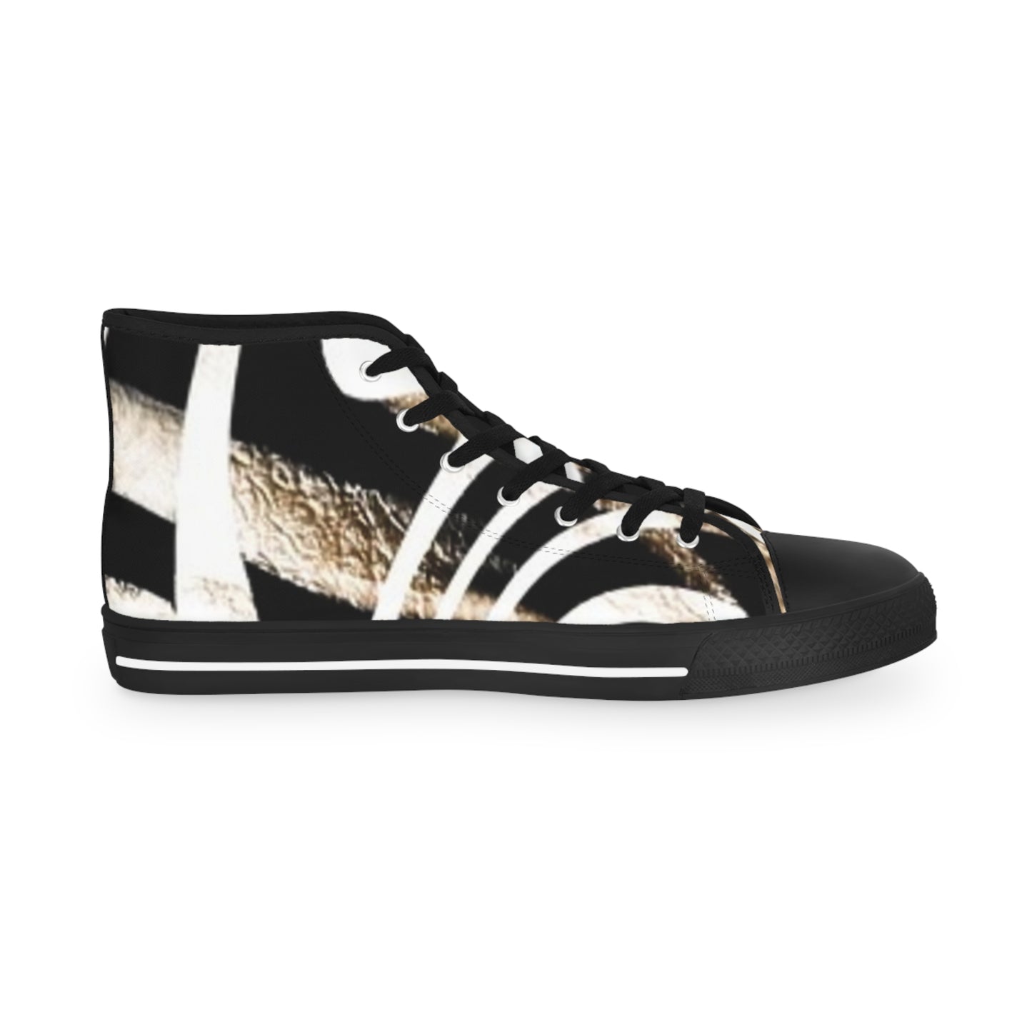 Stylish Men's High Top Sneakers with Unique Design