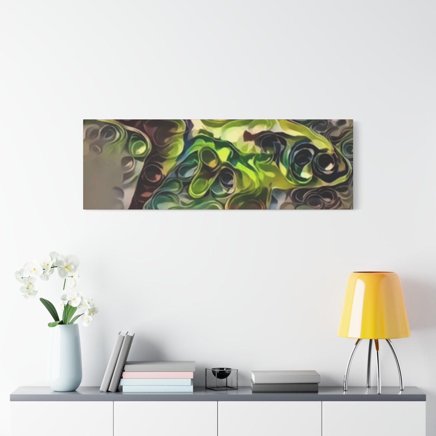 Abstract Nature Canvas Art - Stretched Matte Wall Decor