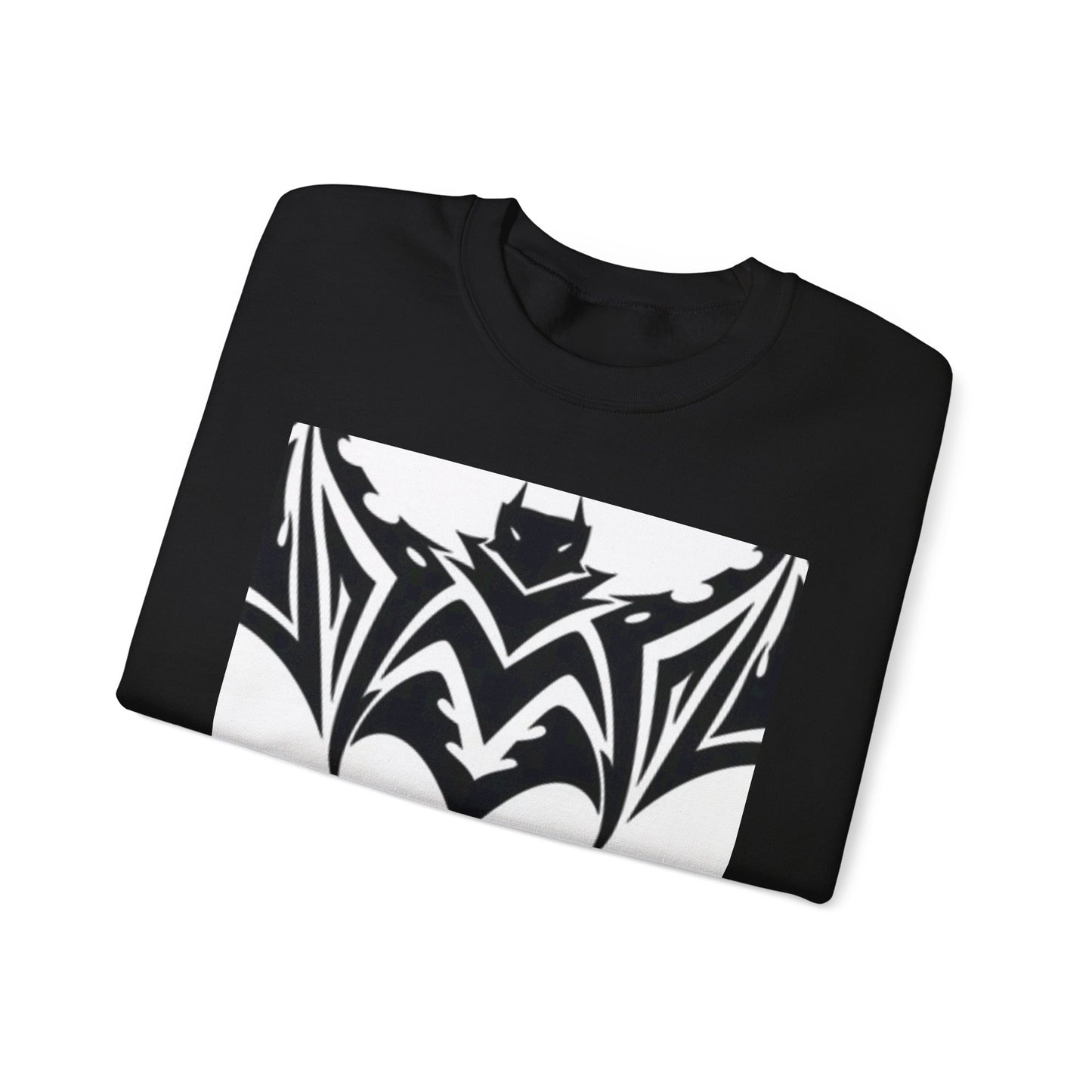 Gothic Bat Sweatshirt - Unisex Crewneck for Halloween & Casual Wear