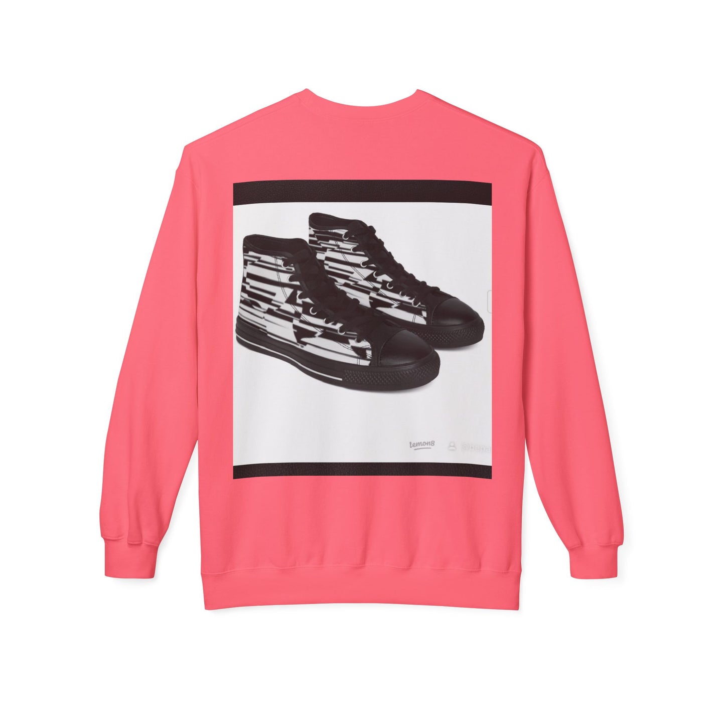 Cool Rhino and Sneakers Fleece Sweatshirt for Trendsetters