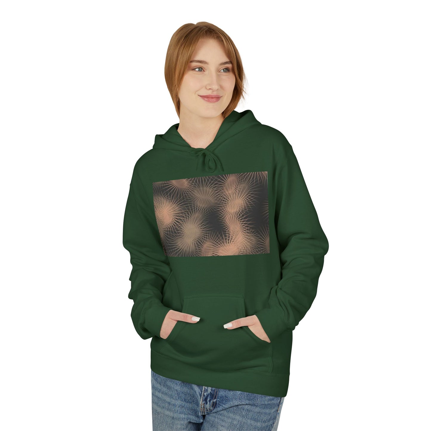Minimalist Fleece Hoodie with Text Design | Unisex Softstyle