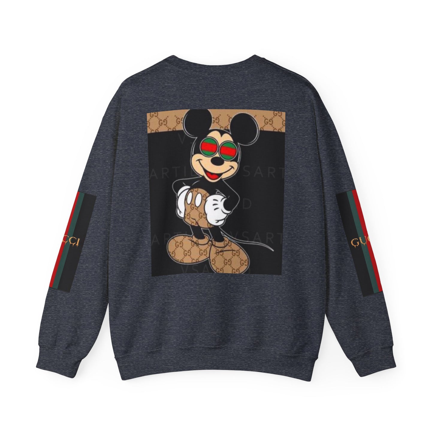 Gucci-Inspired Mickey Mouse Unisex Heavy Blend™ Crewneck Sweatshirt