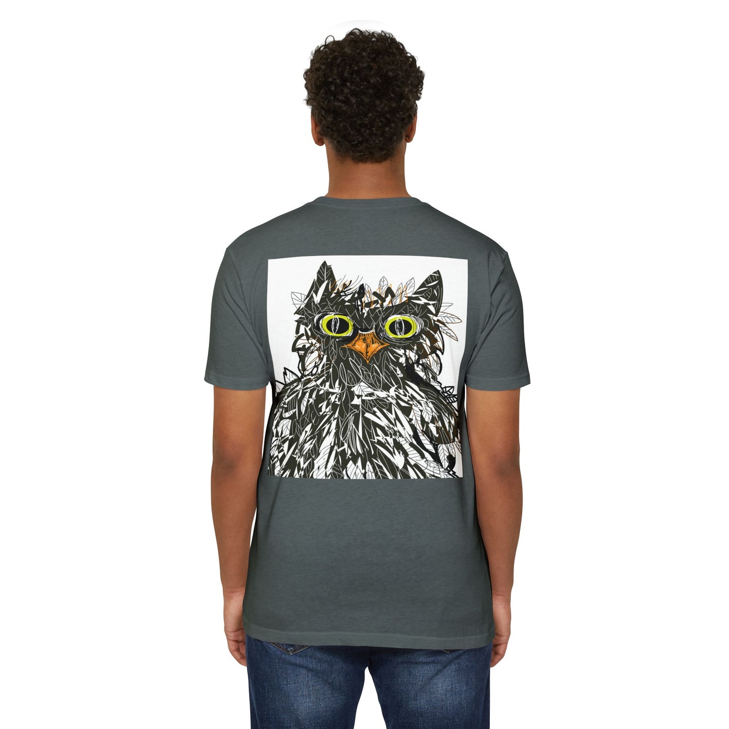 Whimsical Cat Graphic Unisex T-Shirt - Fun & Artsy Apparel
