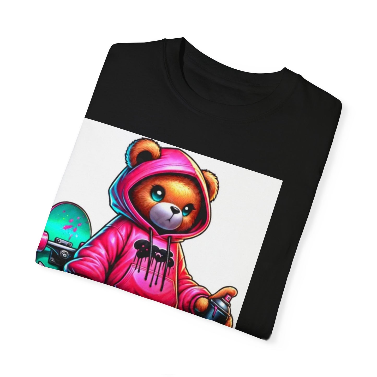 Graffiti Bear Unisex T-Shirt - Cool Streetwear Design for Skateboard Lovers