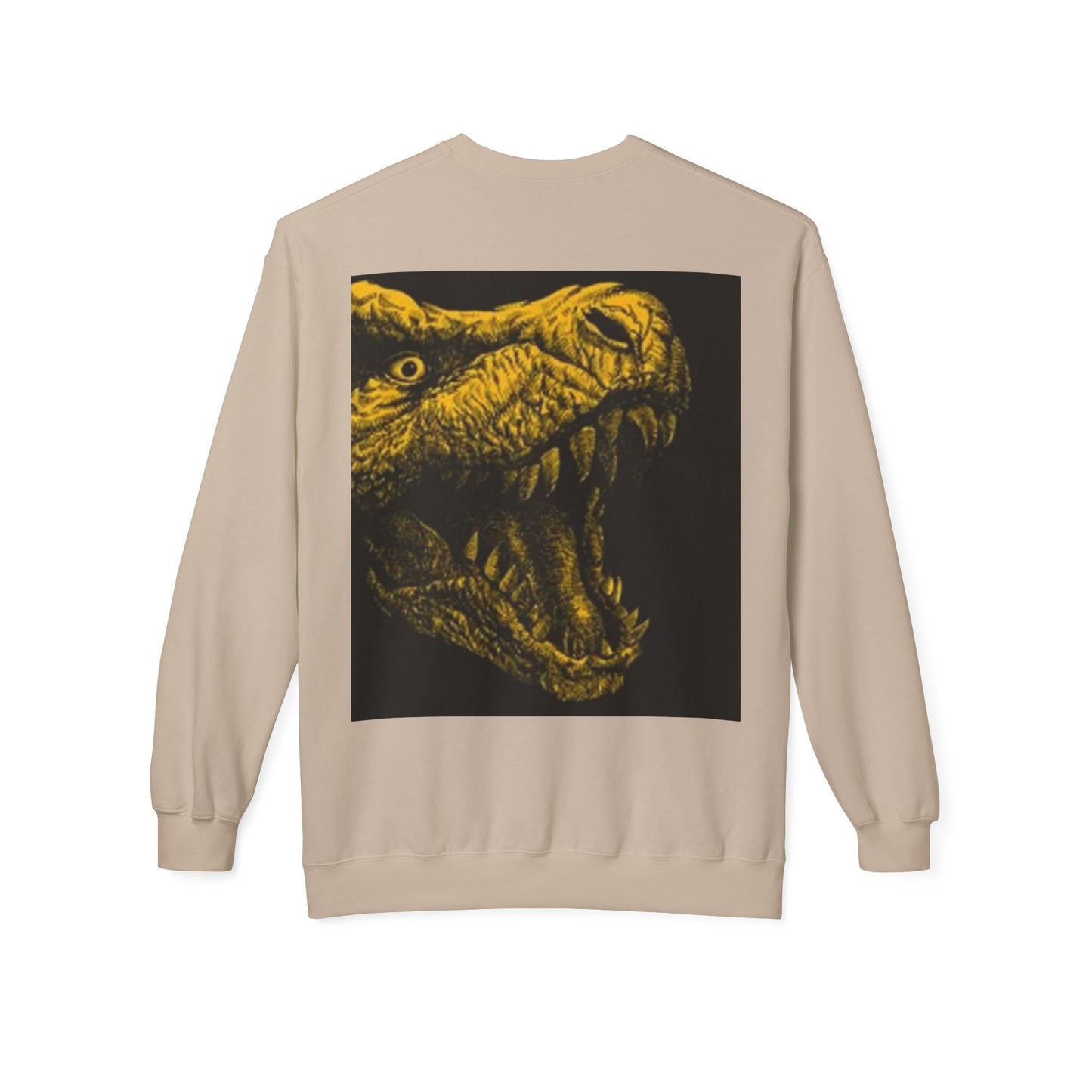 Unisex Dinosaur Graphic Sweatshirt - Cozy Midweight Crewneck