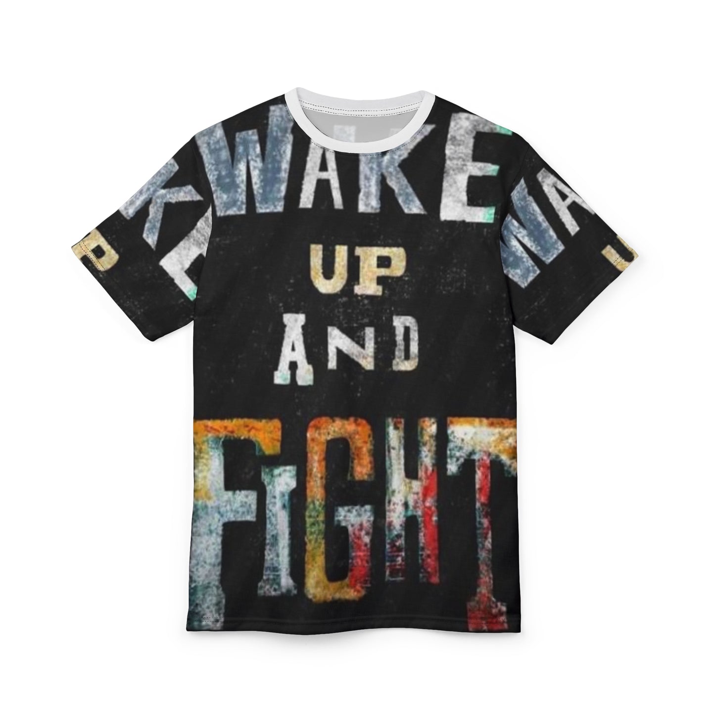 Awake Up and Fight Unisex Tee - Motivational Graphic T-Shirt for Everyday Inspiration