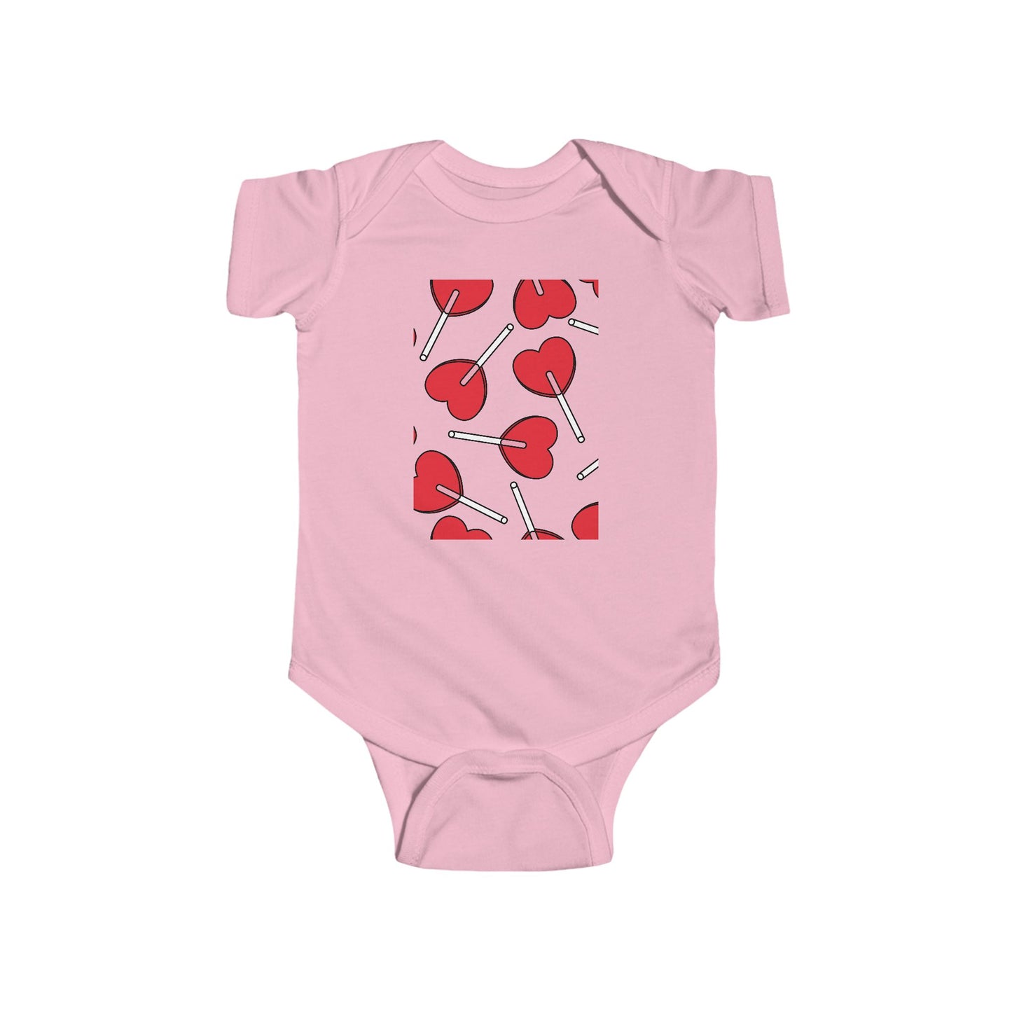 Cute Hearts Infant Bodysuit - Perfect for Baby Showers and Valentine's Day