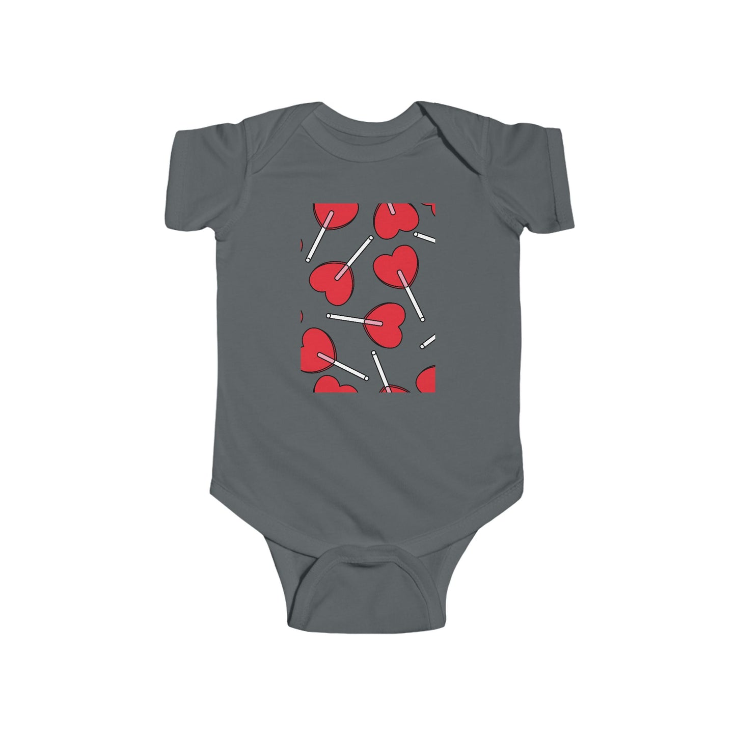 Cute Hearts Infant Bodysuit - Perfect for Baby Showers and Valentine's Day