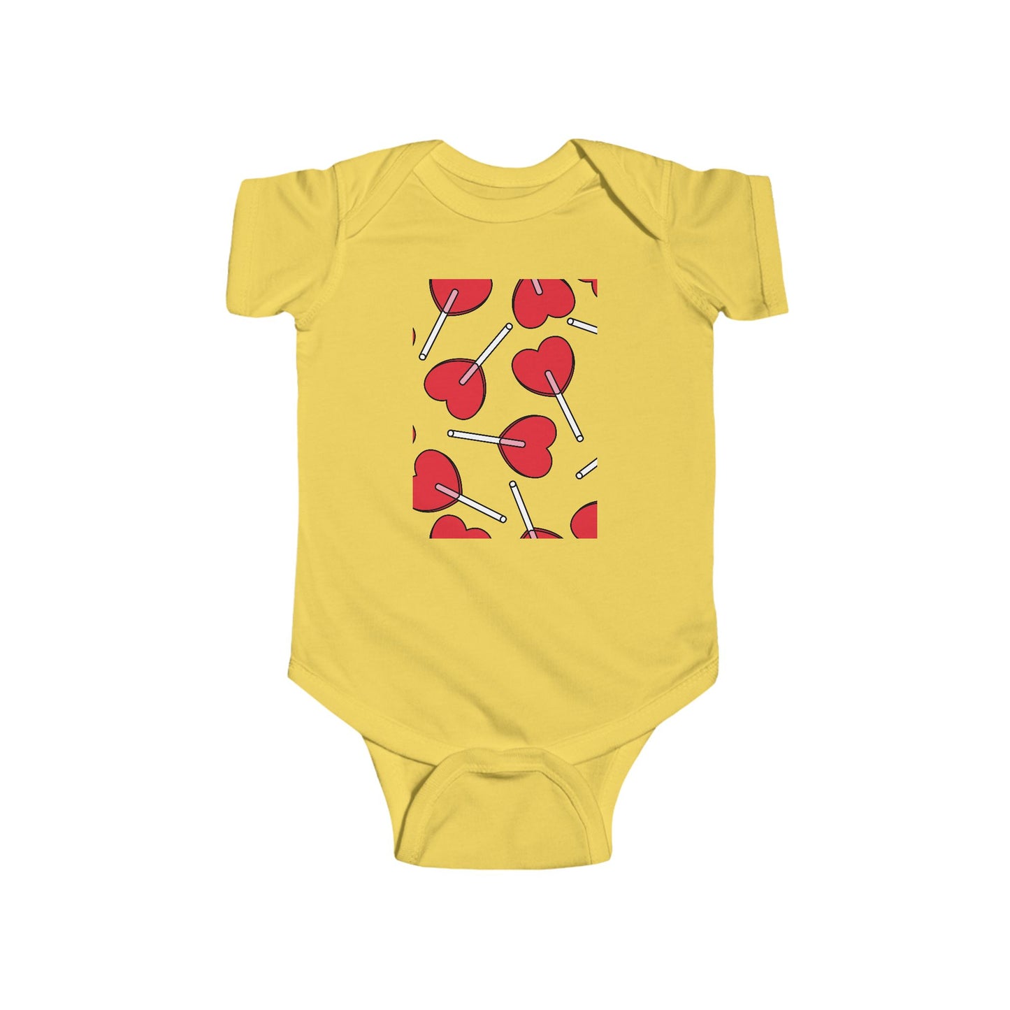 Cute Hearts Infant Bodysuit - Perfect for Baby Showers and Valentine's Day
