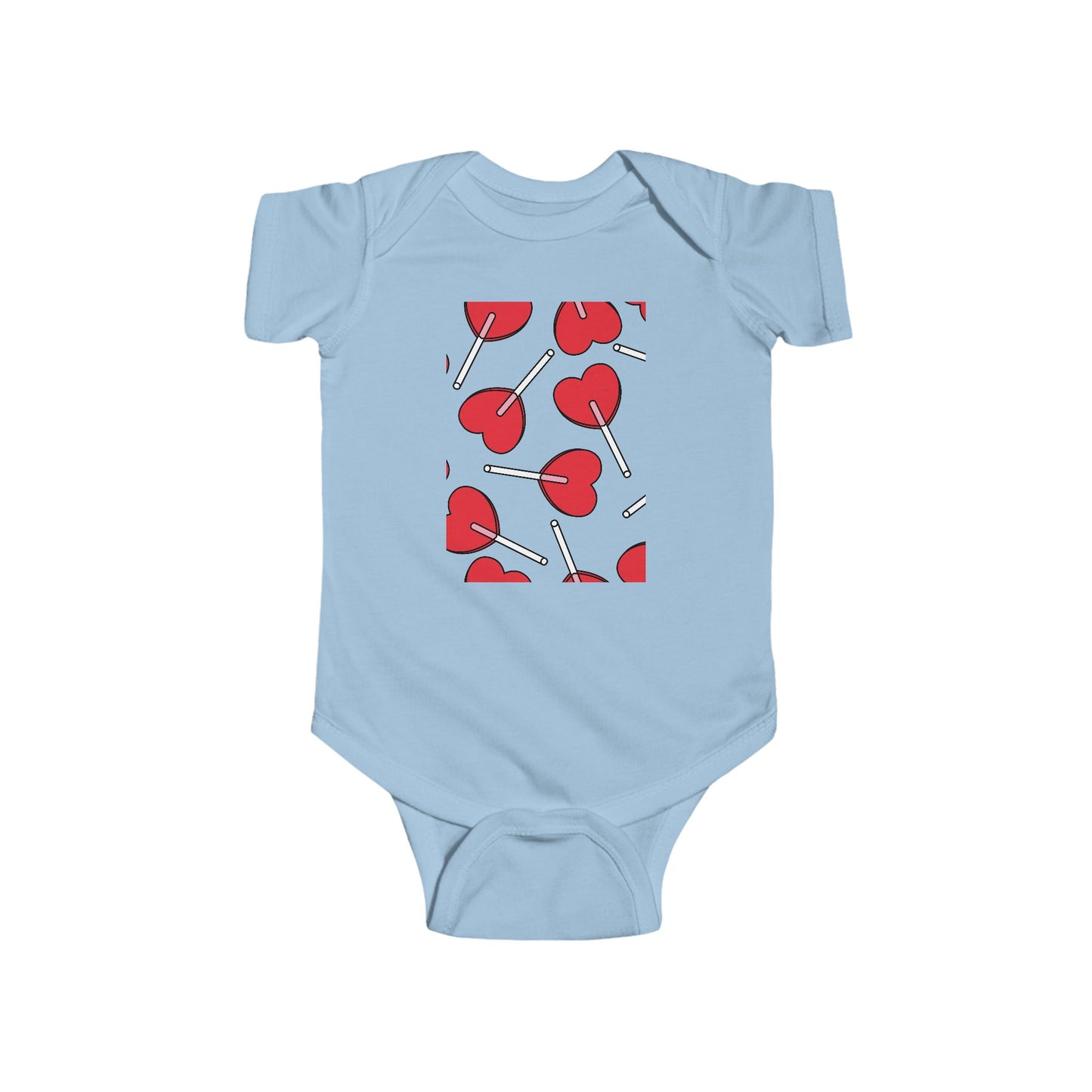 Cute Hearts Infant Bodysuit - Perfect for Baby Showers and Valentine's Day