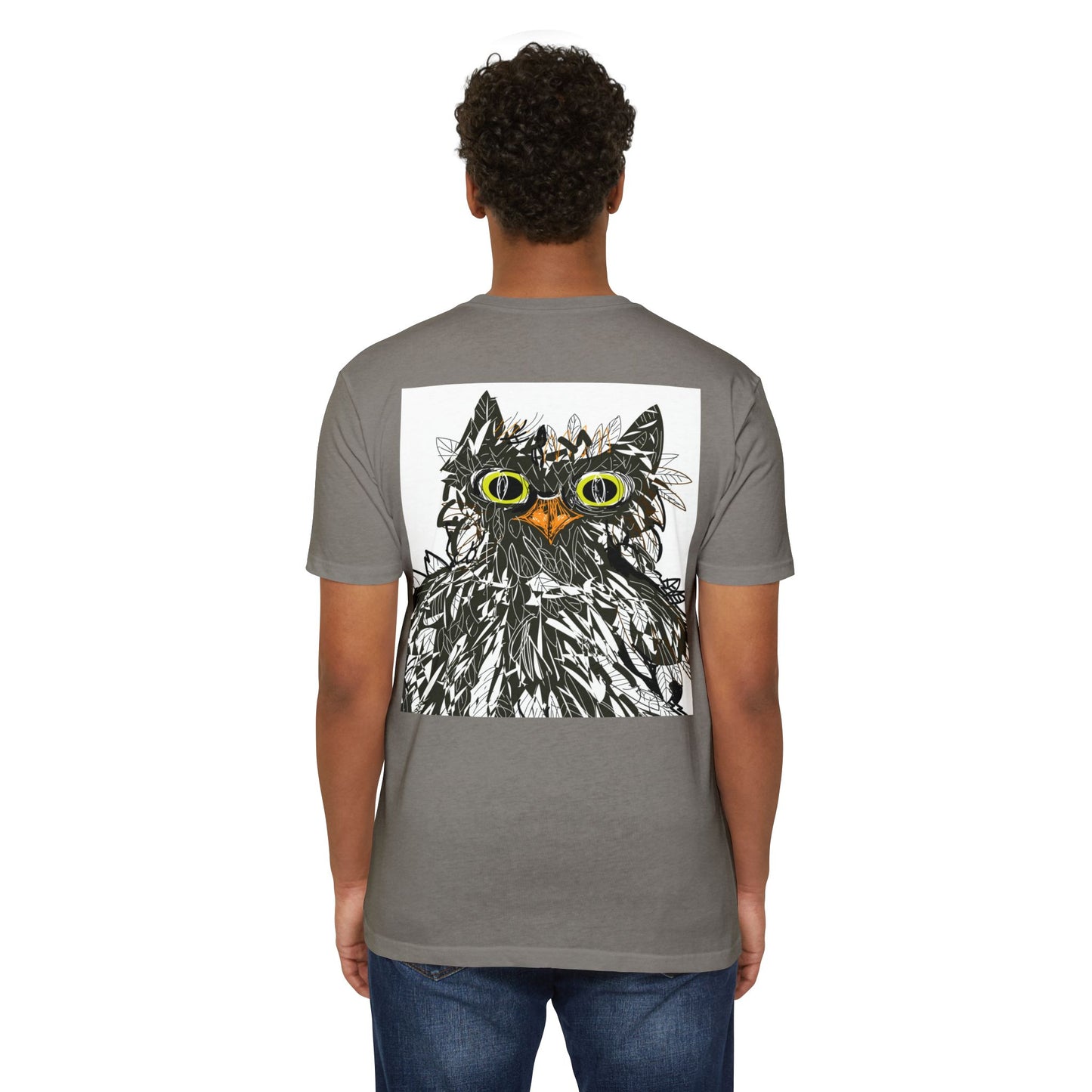 Whimsical Cat Graphic Unisex T-Shirt - Fun & Artsy Apparel