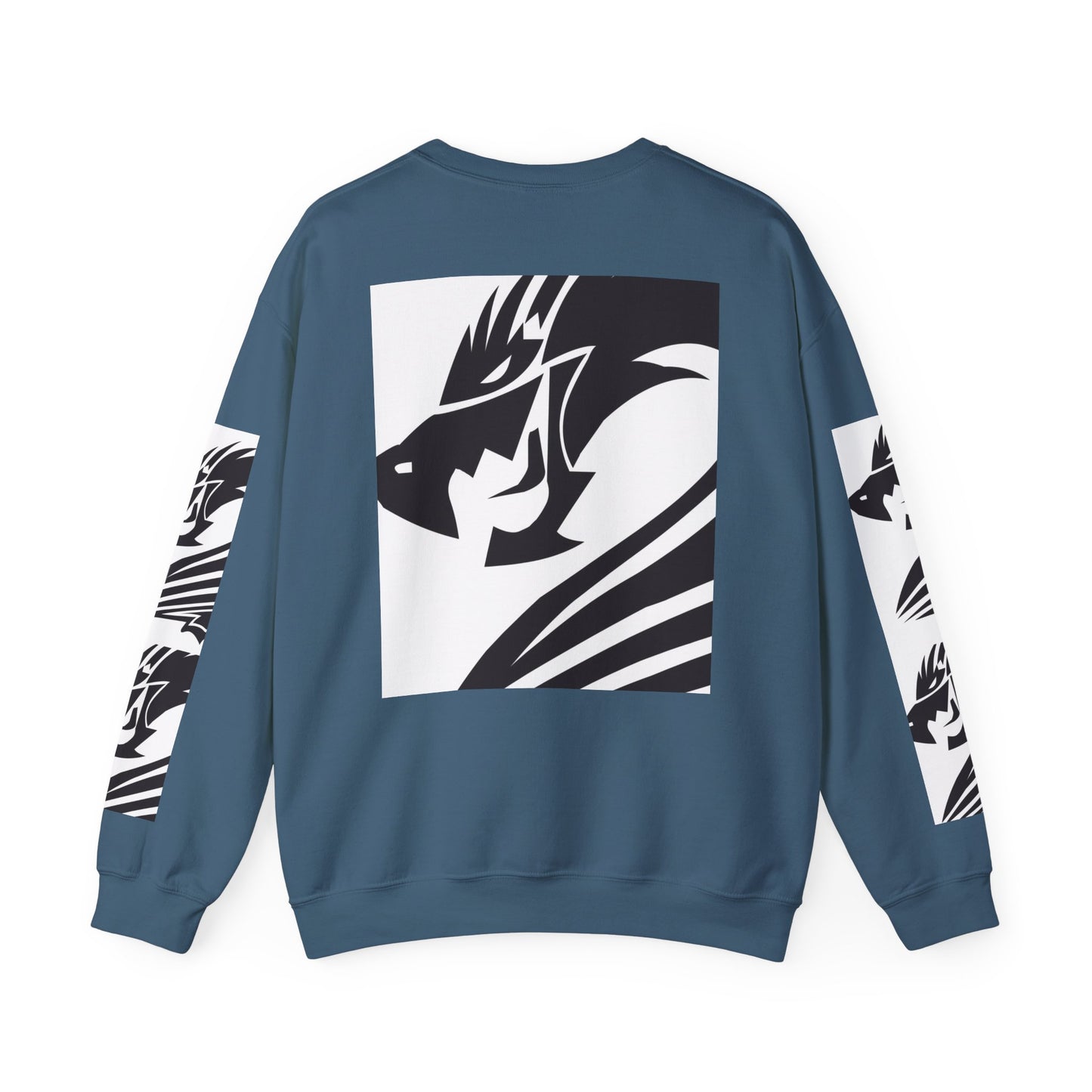 Dragon Graphic Unisex Heavy Blend Sweatshirt - Cozy and Stylish for Fantasy Enthusiasts