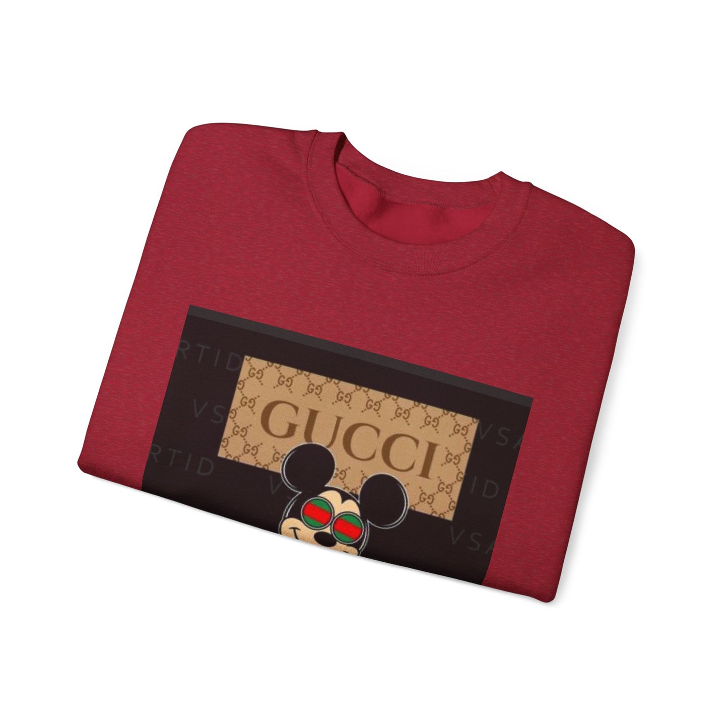 Gucci-Inspired Mickey Mouse Unisex Heavy Blend™ Crewneck Sweatshirt