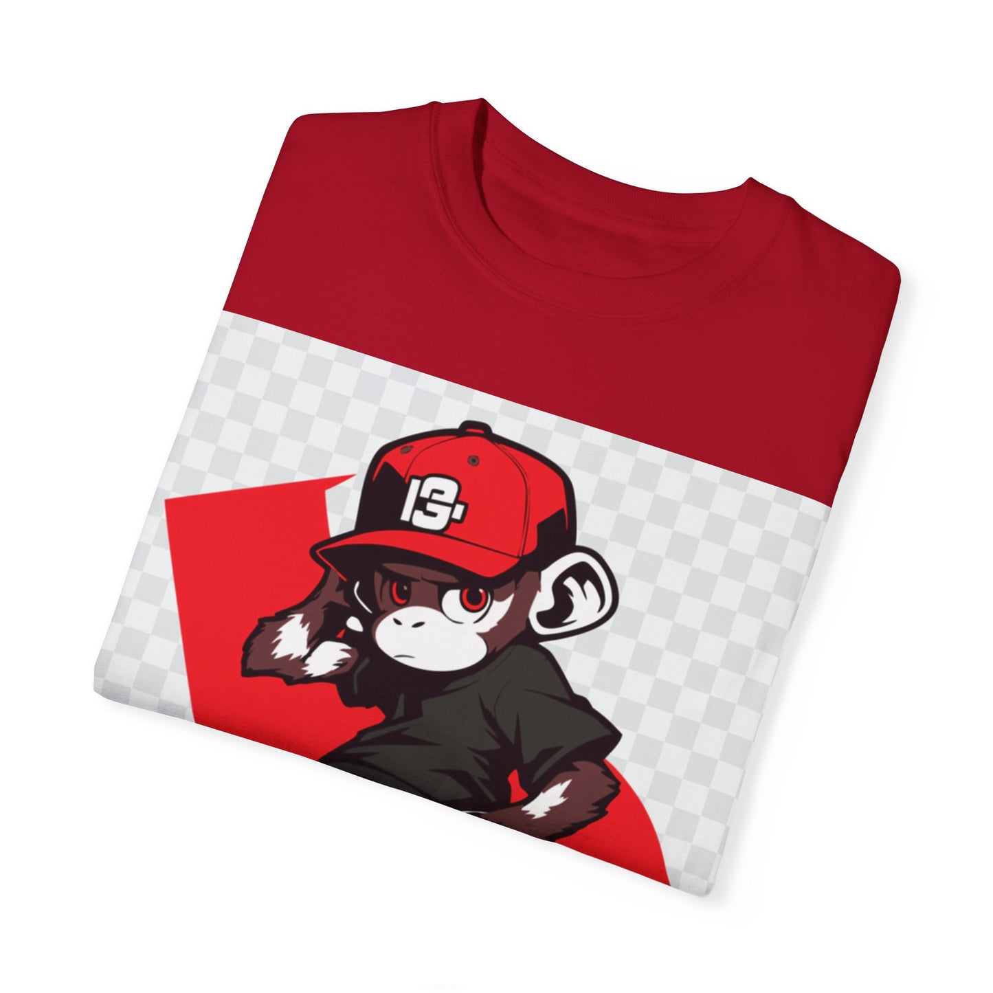 Cool Graffiti Monkey Unisex Garment-Dyed T-Shirt