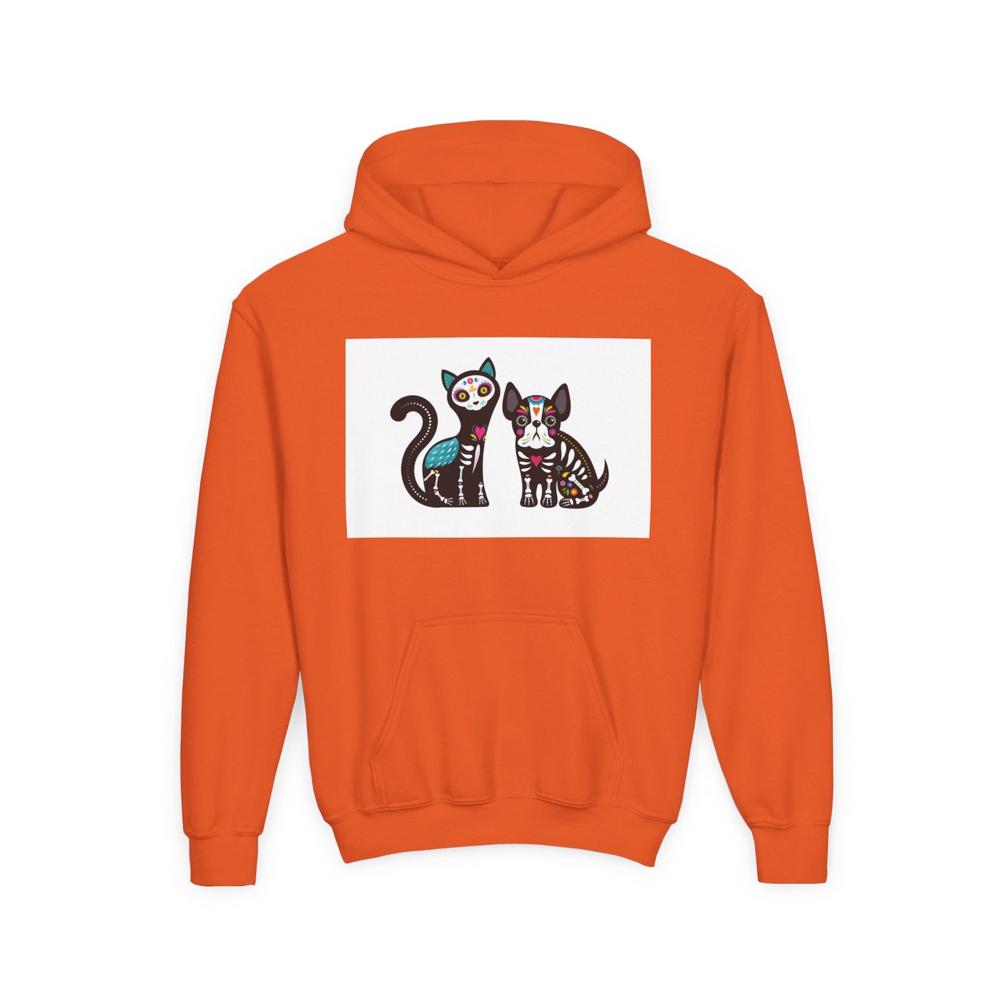 Fun Dino & Nature Youth Hoodie - Colorful Kids Sweatshirt