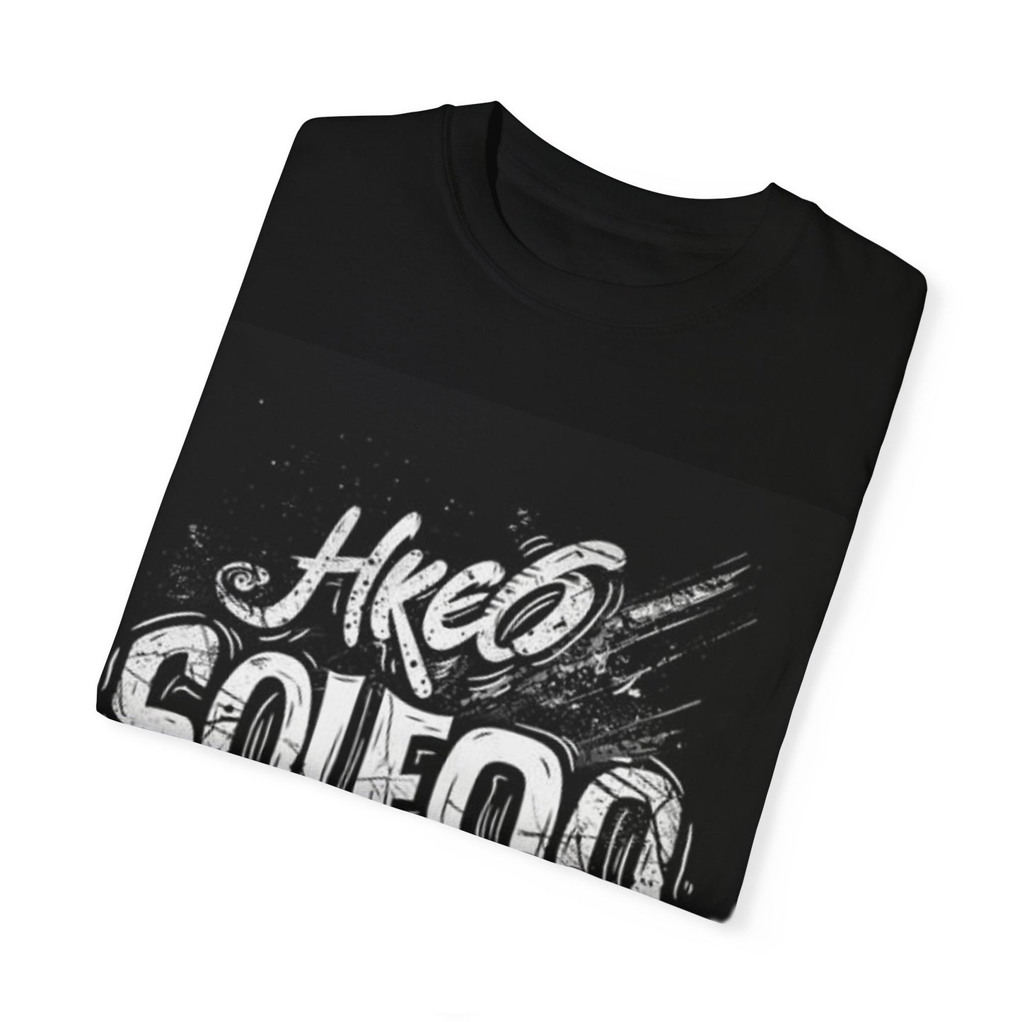 Unisex Garment-Dyed T-Shirt - Retro Squeal Graphic Tee