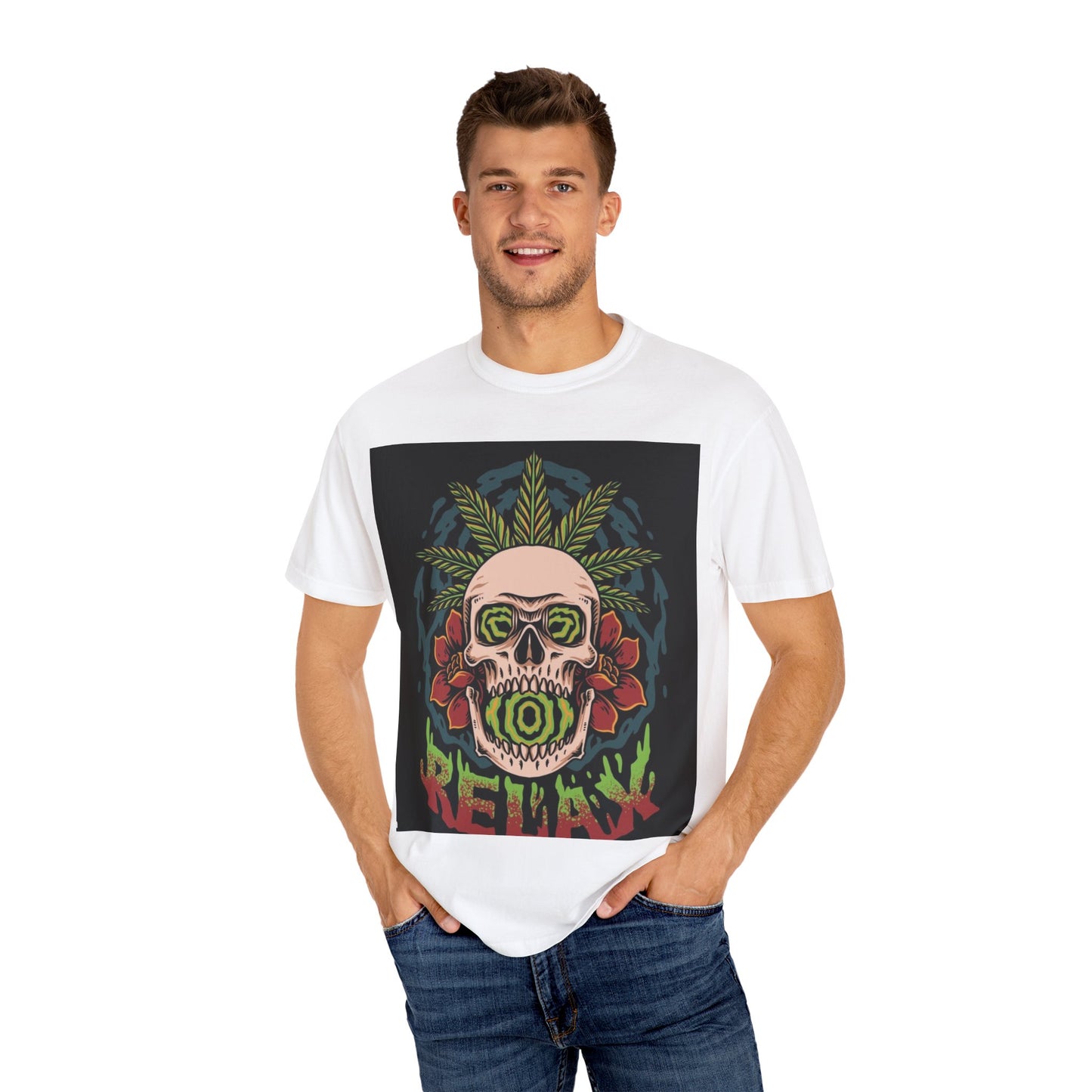 Vibrant Skull Graphic Unisex T-Shirt - Retro Chill Style