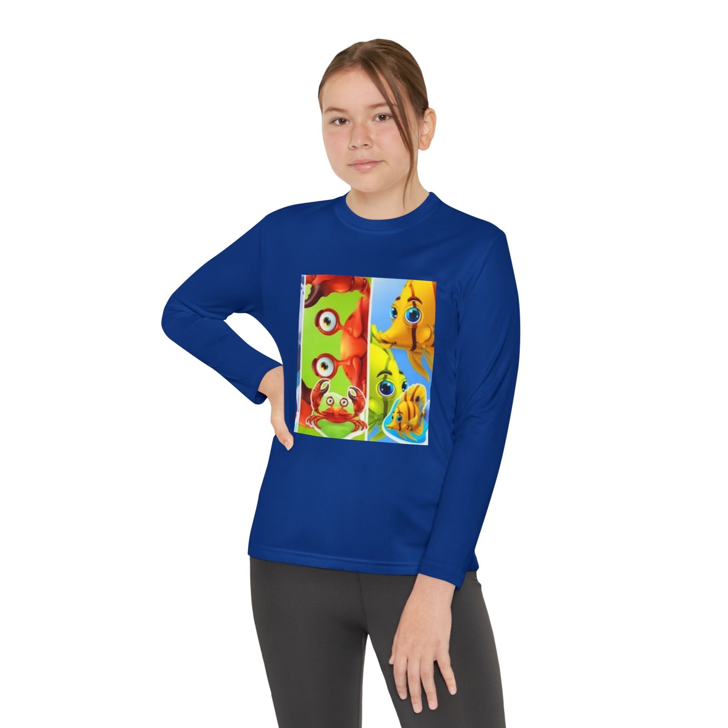Vibrant Youth Long Sleeve Tee - Fun Animal Designs for Playful Kids