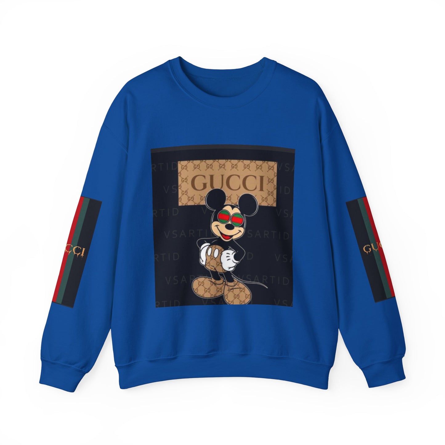 Gucci-Inspired Mickey Mouse Unisex Heavy Blend™ Crewneck Sweatshirt