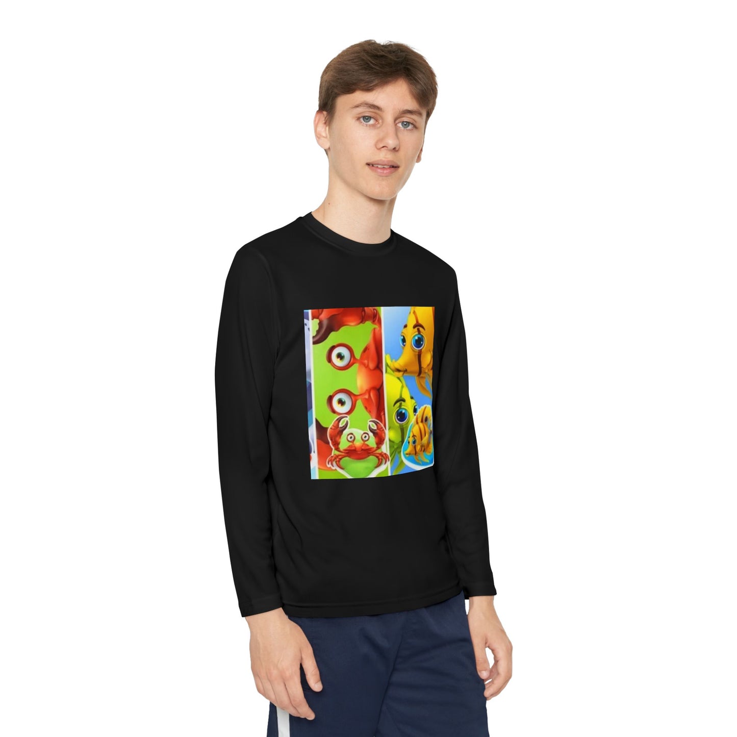 Vibrant Youth Long Sleeve Tee - Fun Animal Designs for Playful Kids