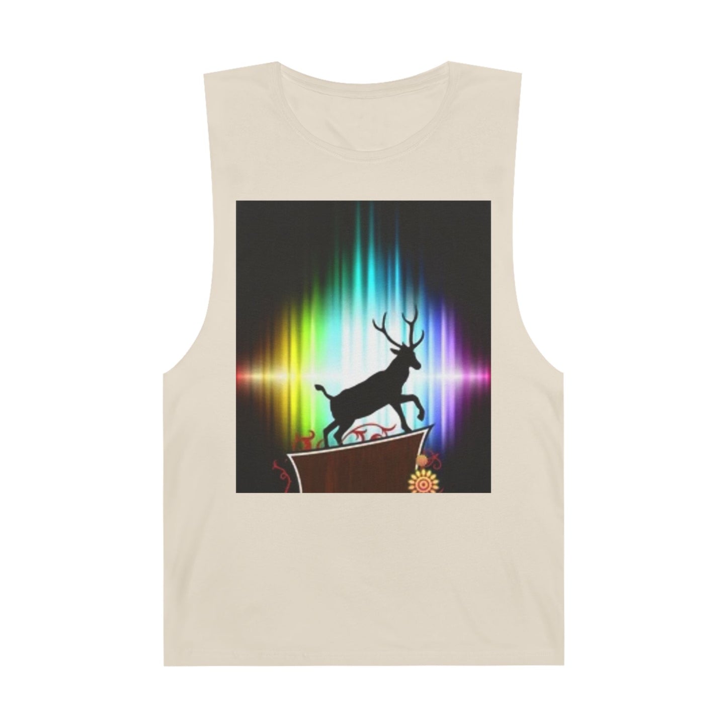 Unisex Artistic Spiderweb & Eagle Tank Top - Unique Graphic Sleeveless Tee for Nature Lovers