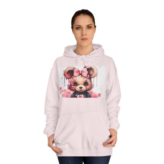 Unisex College Hoodie - Bold Graphic Design for Trendy Campus Style