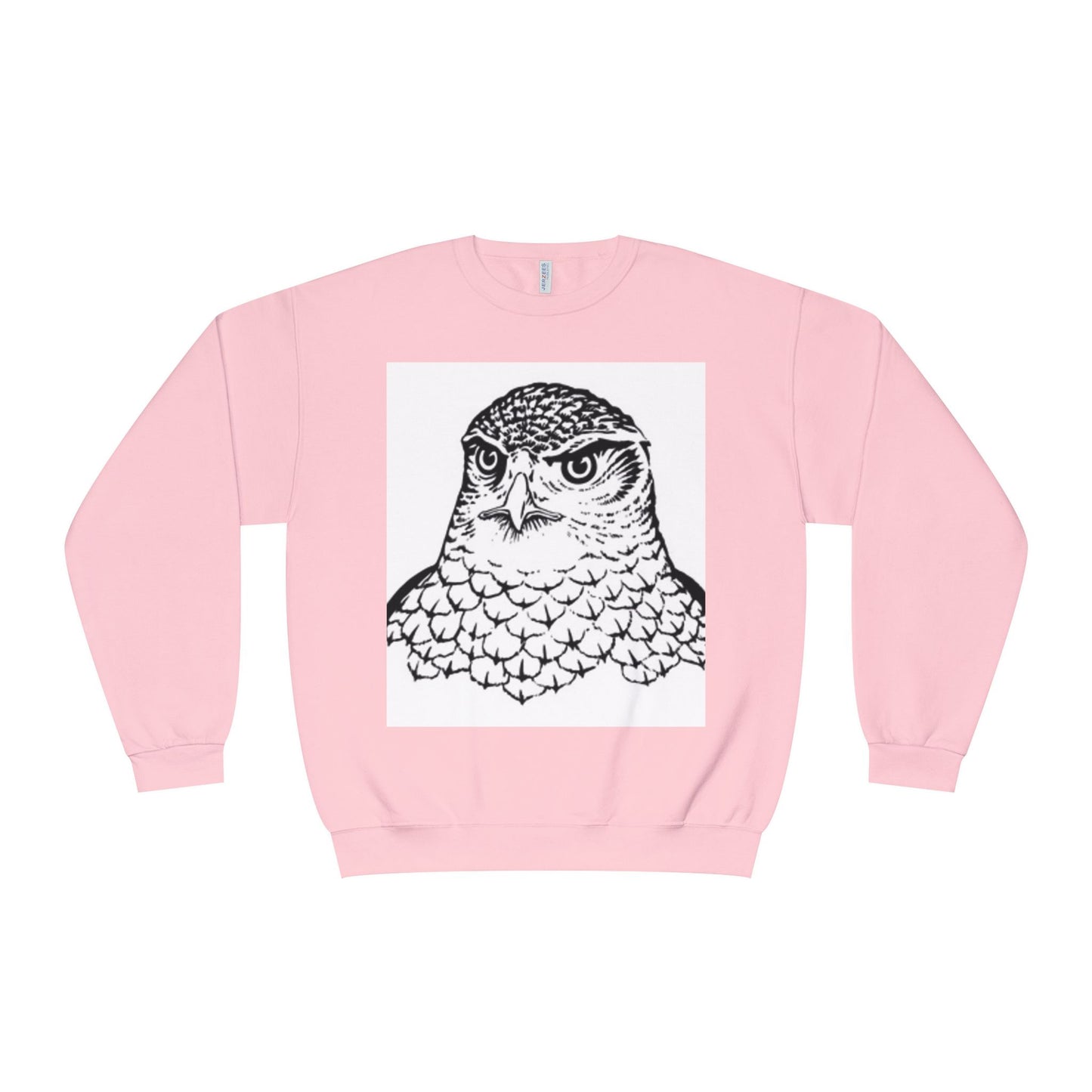 Unisex White Owl Graphic Crewneck Sweatshirt - Cozy & Stylish