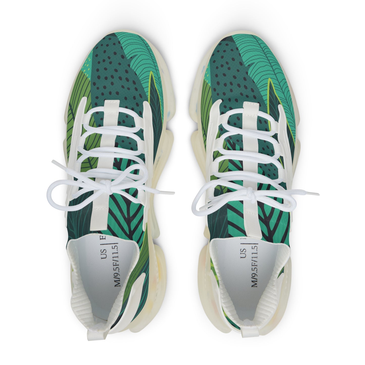 Tropical Men's Mesh Sneakers - Eco-Friendly Athletic Shoes for Outdoor Adventures