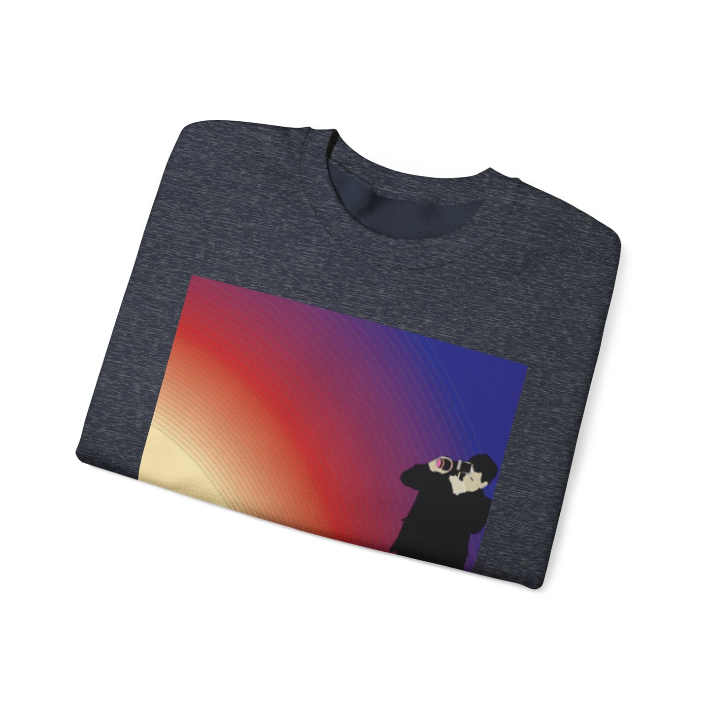 Vibrant Deer Sunset Unisex Crewneck Sweatshirt