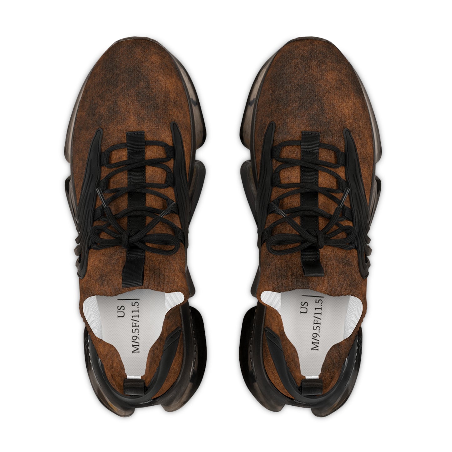 Men's Casual Mesh Sneakers - Stylish Brown Athletic Footwear